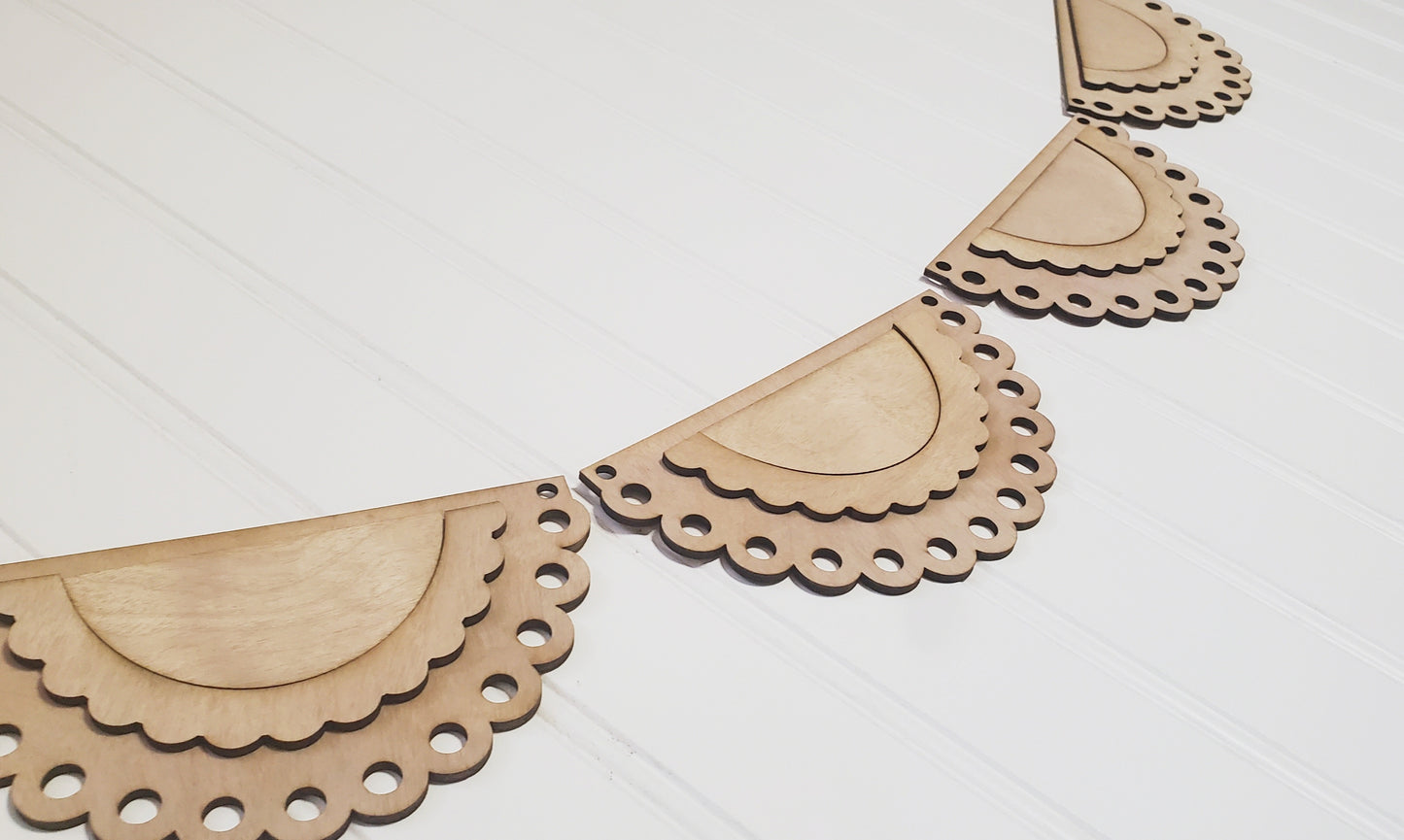 Patriotic bunting: Banner A1857N