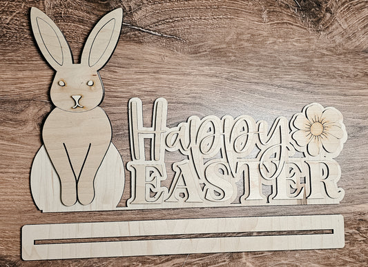 Happy Easter A5839: Chunky Shelf Sitter