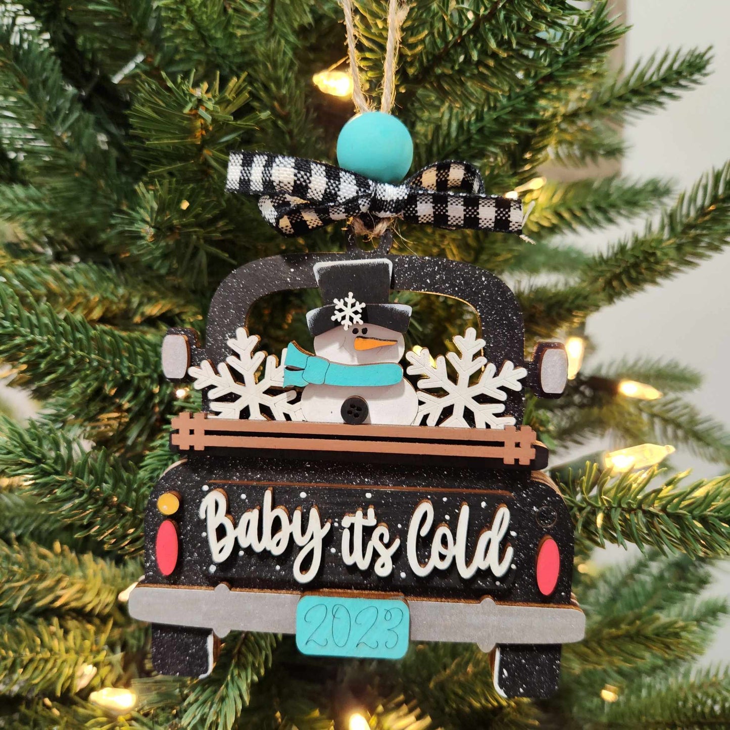 Farmtruck gift card holders A5609N: 3D Ornaments