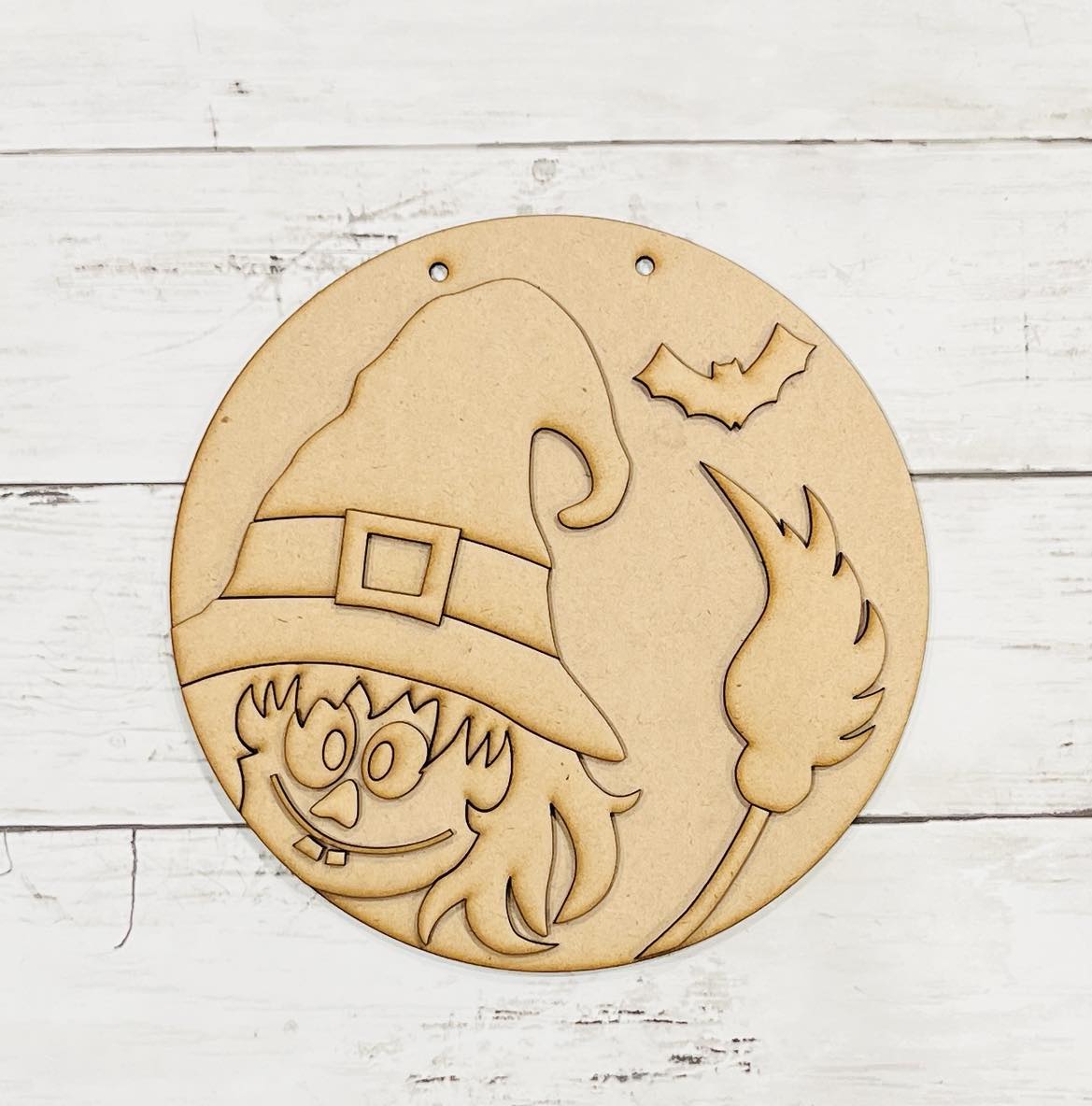 Cute witch A1984N: 3D round door hanger