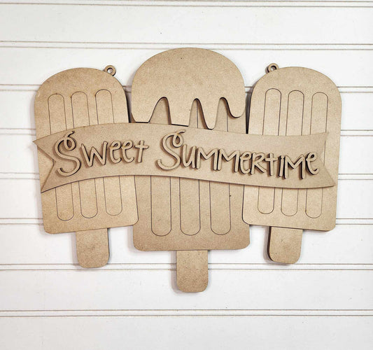 Sweet Summertime A5705: Novelty door hanger