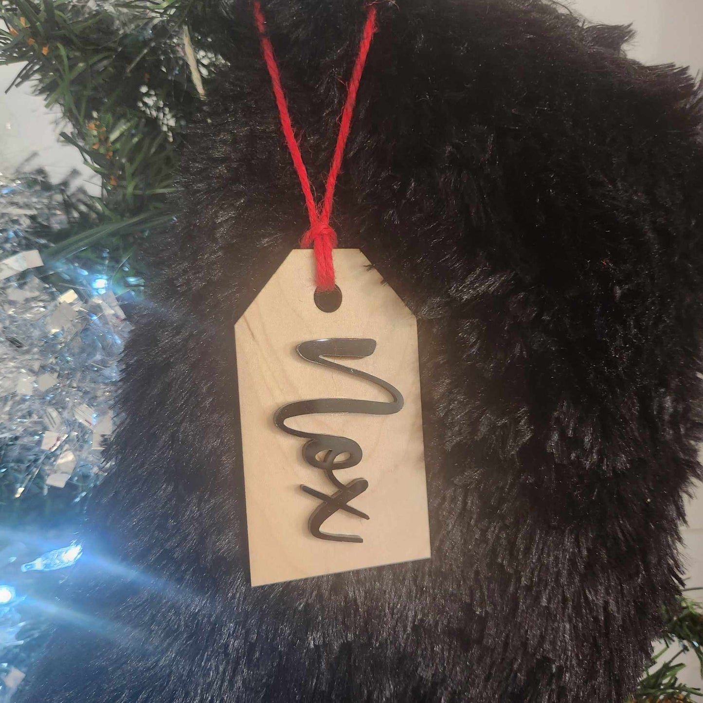 Classic Stocking Tag A5812: 3D Ornaments