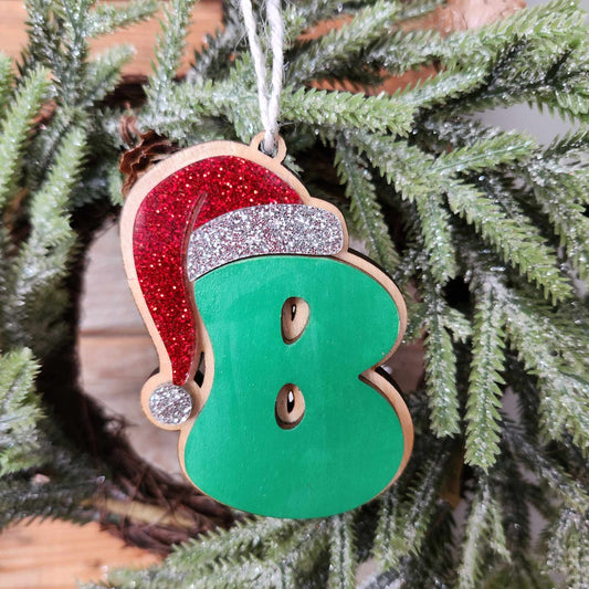 Santa alphabet A5808: 3D Ornaments