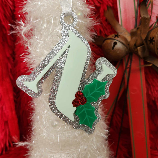 Santa Alphabet tags A5811: 3D Ornaments