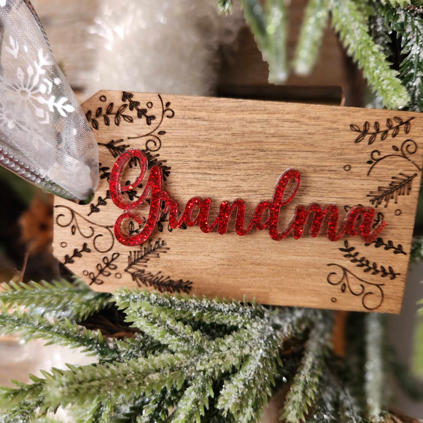 Engraved Stocking Tags A5807: 3D Ornaments