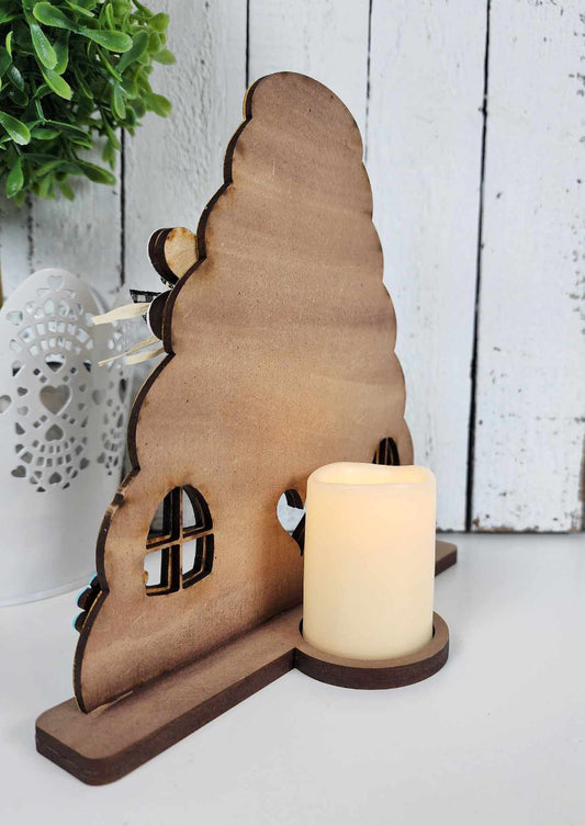 Beehive Tealight Holder A5926 chunky shelf sitter