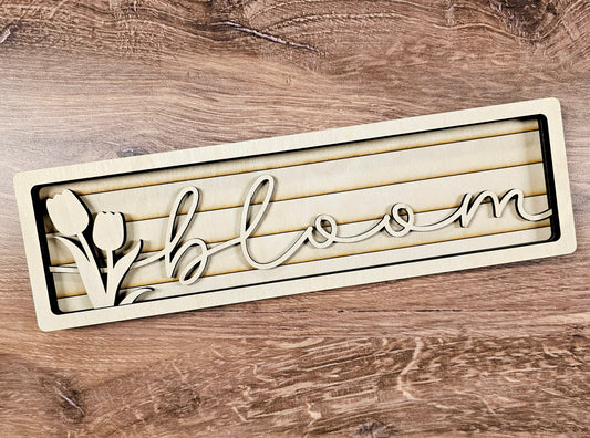 Bloom In the Garden A5686: 3D Plank