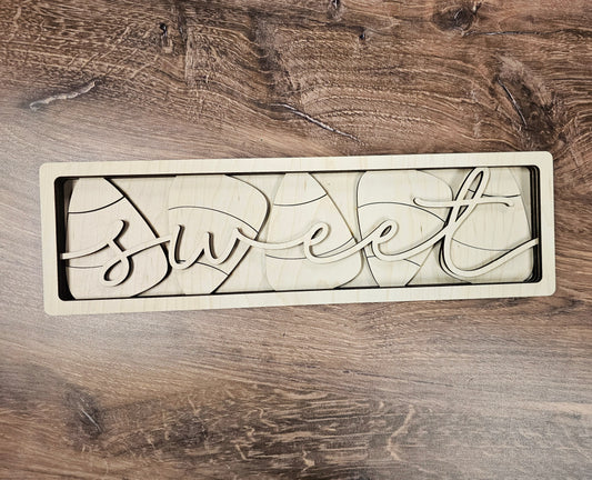 Sweet candy corn A5745: 3D Plank