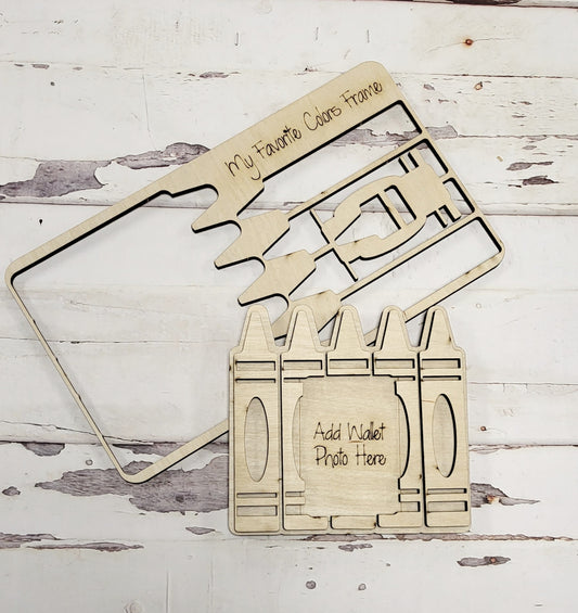 My favorite colors frame A1934N: 3D pop out kits