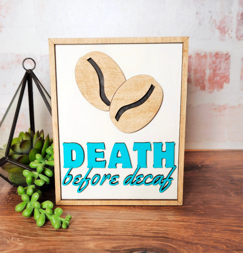 Coffee Trio A5942: 3D Sign trio