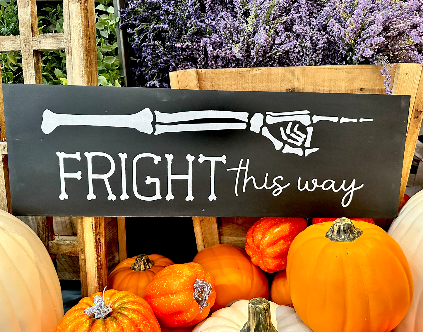 FRIGHT this way A5759: Plank Design