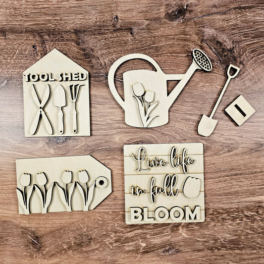 In the Garden A5696: Tiered Tray Collection