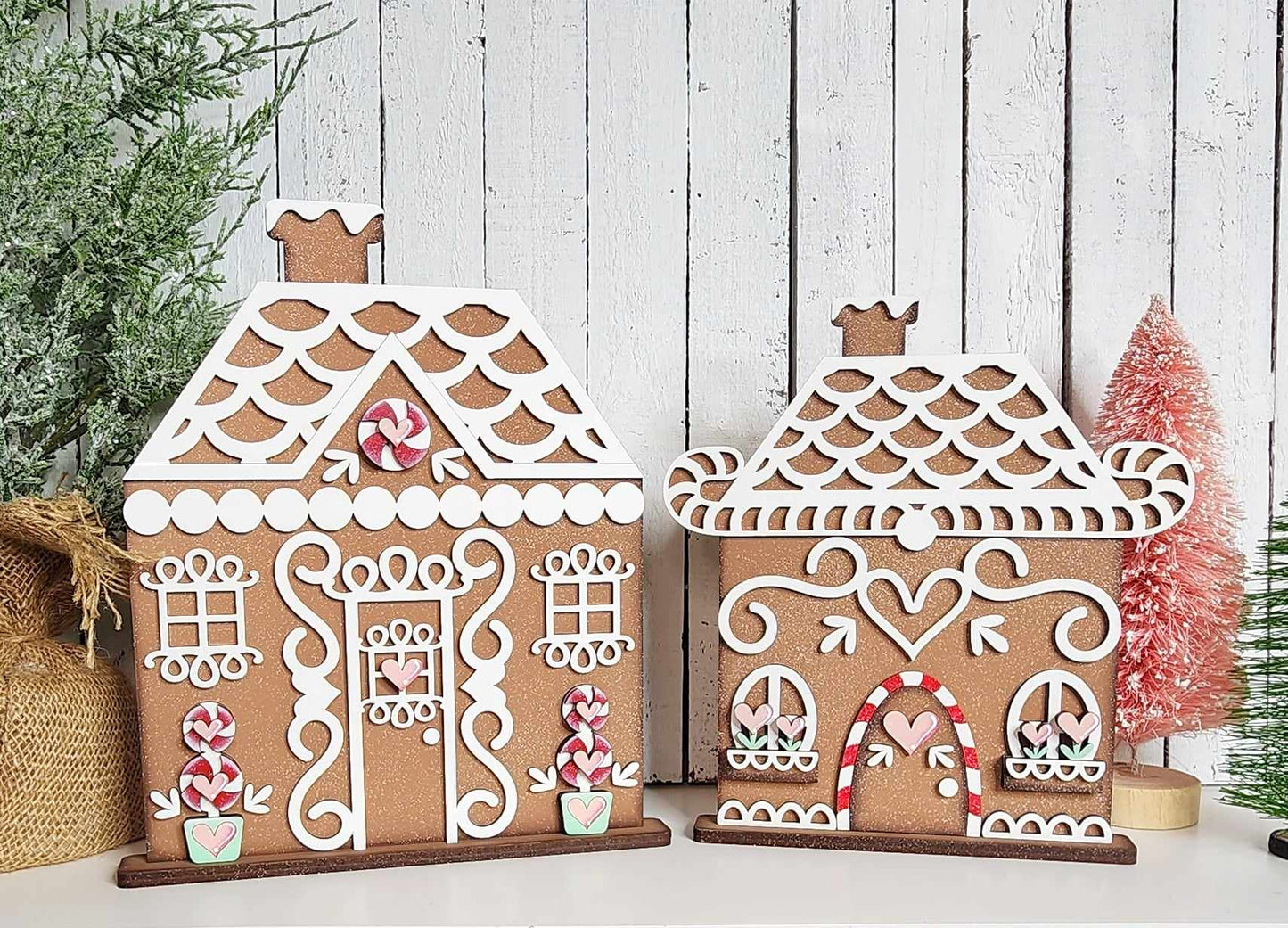 Gingerbread Houses A5804: Chunky Shelf Sitter
