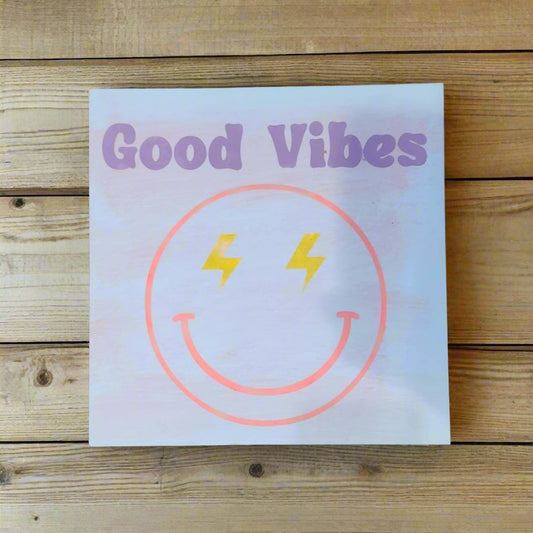 Good Vibes A5948: Square Design