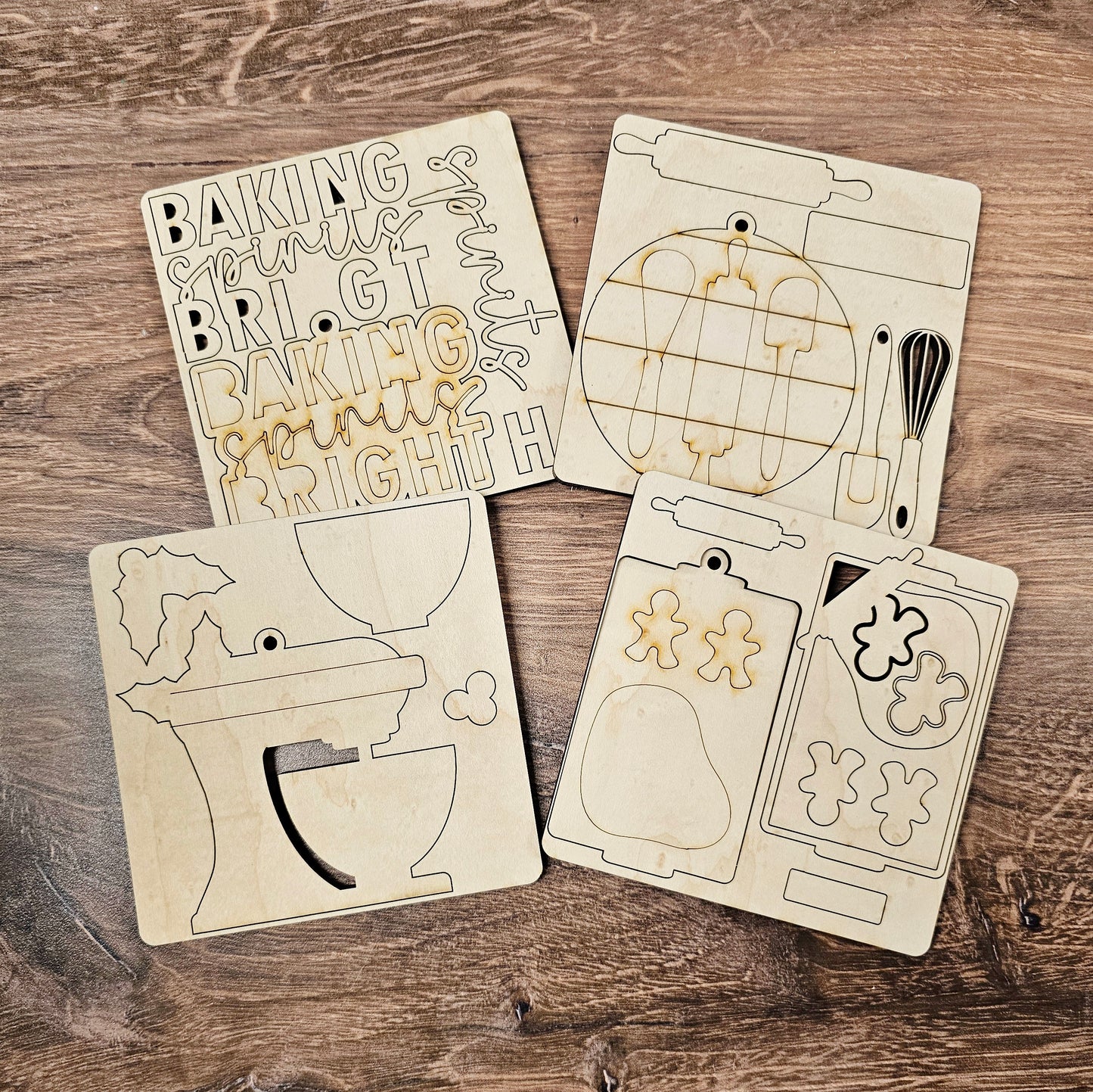 Baking Spirits Bright Cookies A5817: pop out kits