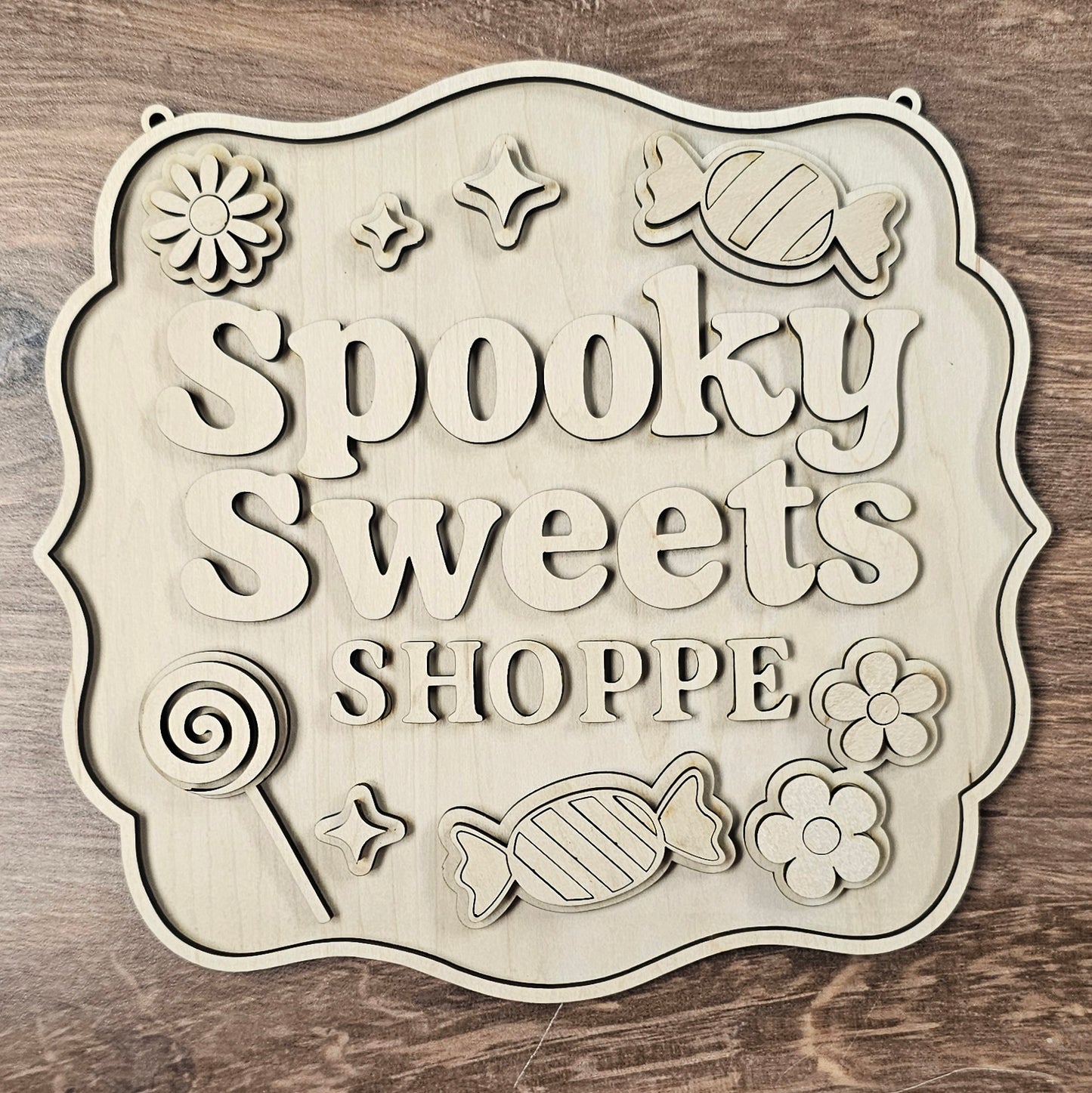 Spooky Sweets Shoppe A5965 Novelty door hanger