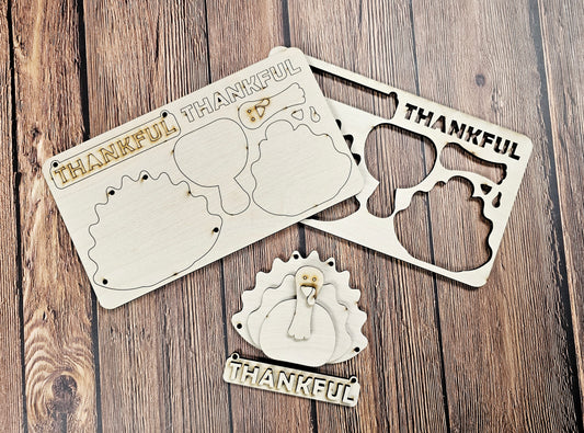 Thankful Turkey A6712N: 3D pop out kits