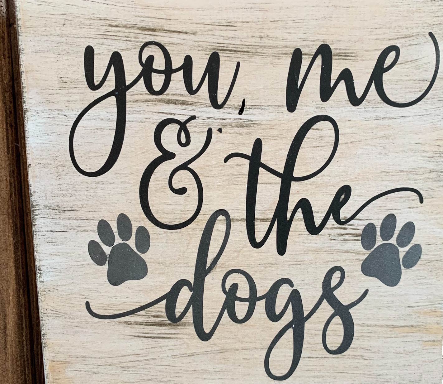 You, me and the dogs A5640N: Square Design