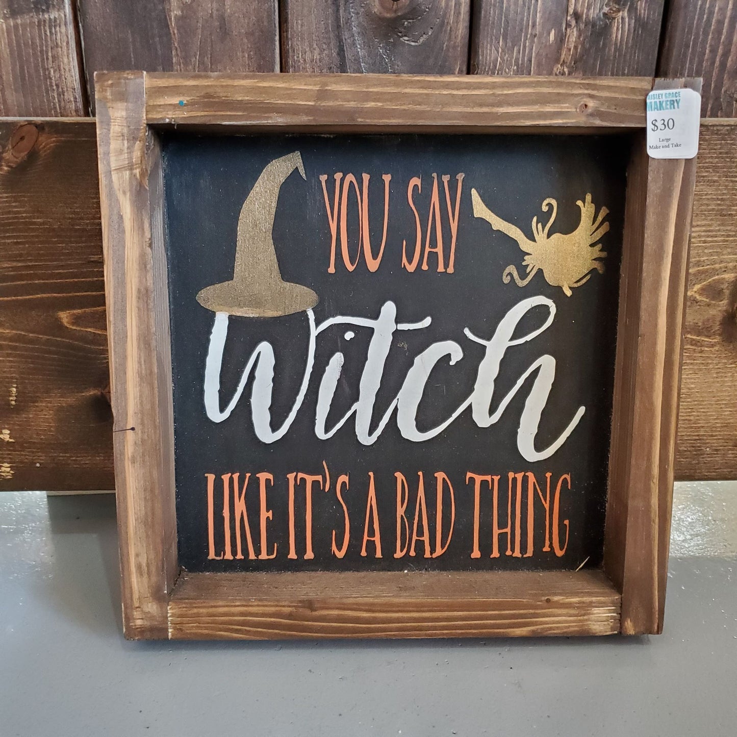 You Say Witch Like it's a Bad Thing A5855N: Square Design