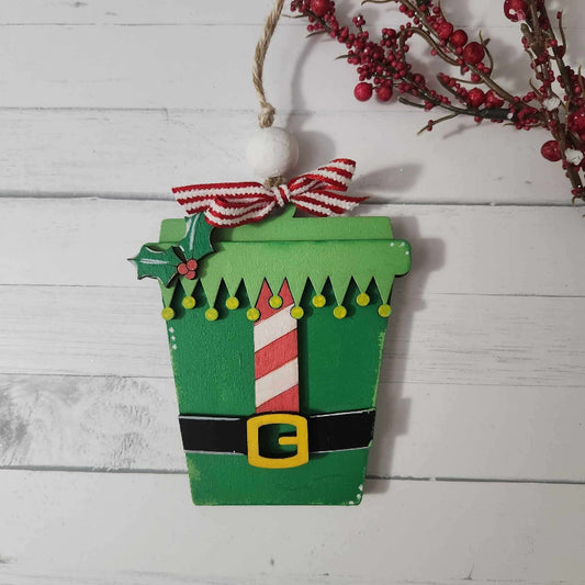 Latte Gift Card Holder A4738N: 3D Ornaments