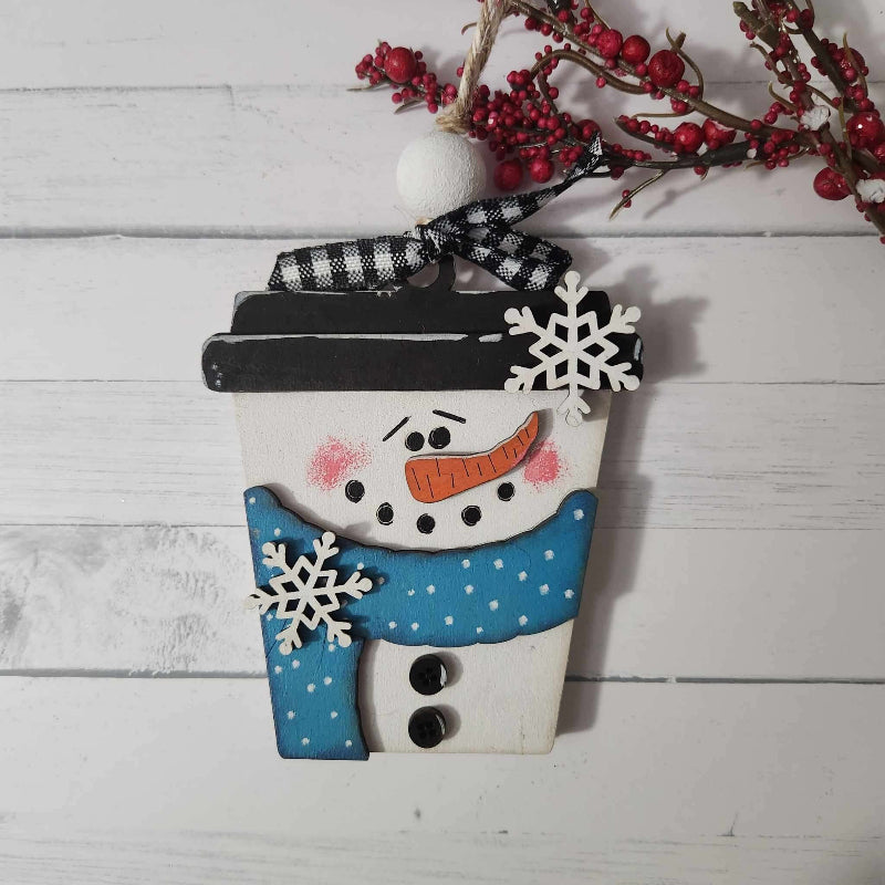 Latte Gift Card Holder A4738N: 3D Ornaments
