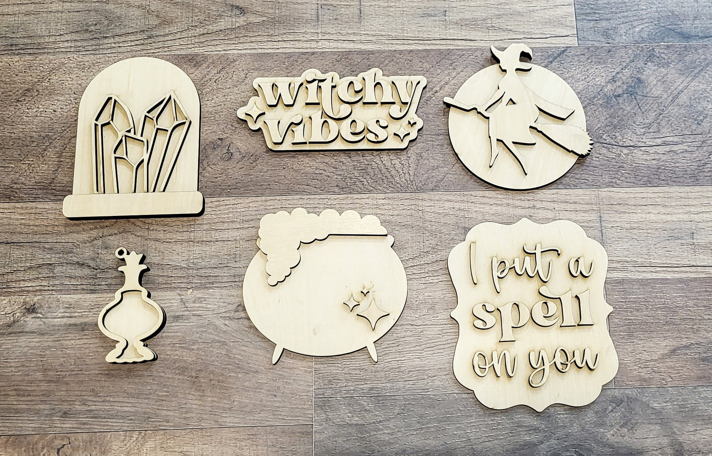 Witchy Vibes: Laser Tiered Tray Collection A1690N