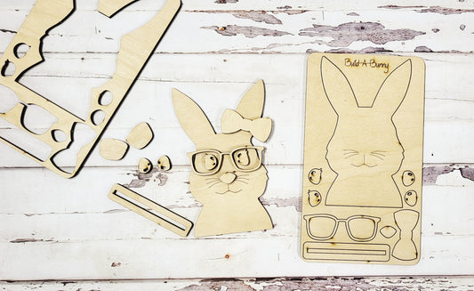 Easter Bunny: 3D pop out kits A1808N
