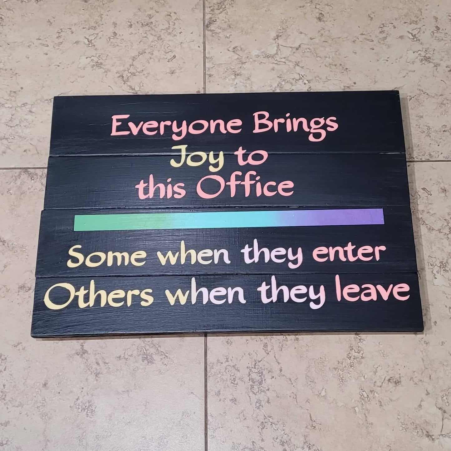 Everyone Brings Joy to this Office: Rectangle A1449N