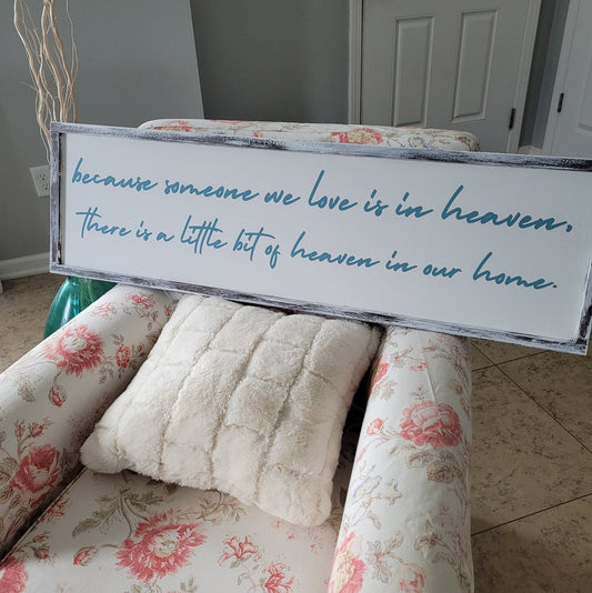 Someone We Love is in Heaven: Plank Design A1615N