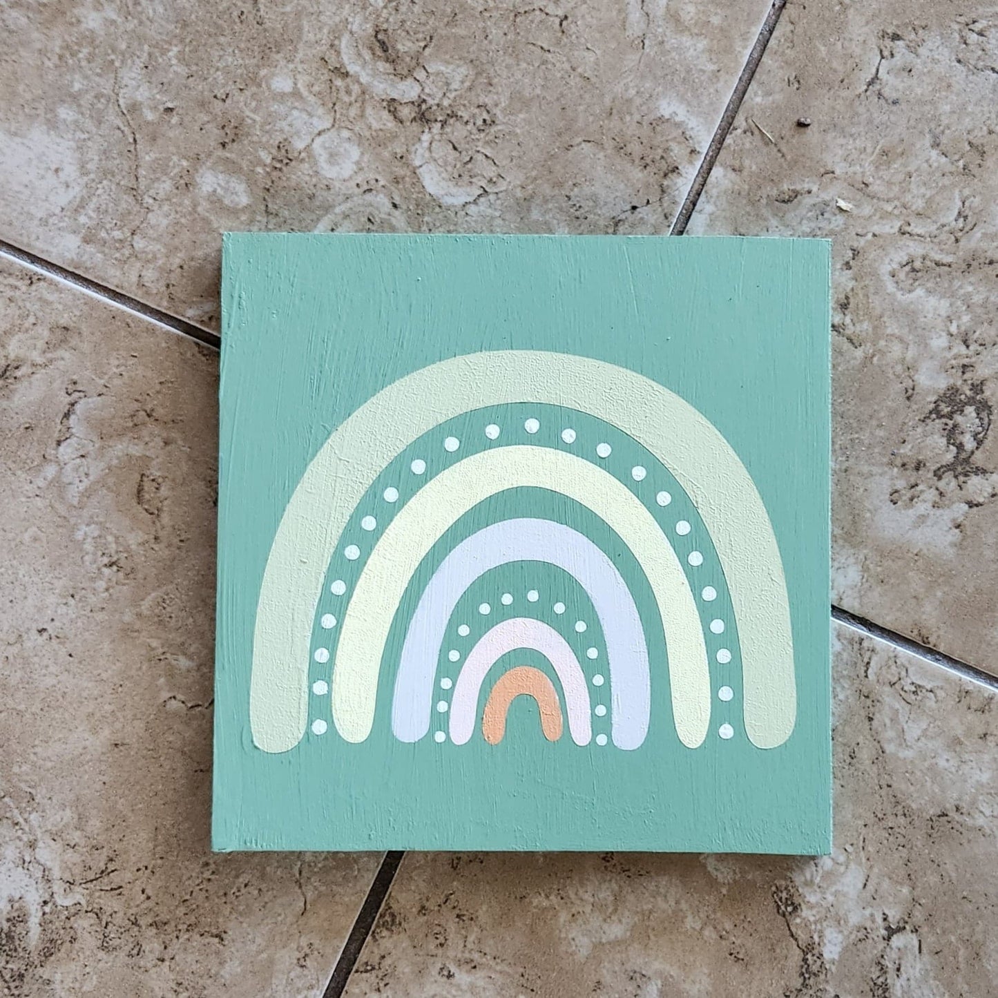 Boho Rainbow: Square Design A1707N