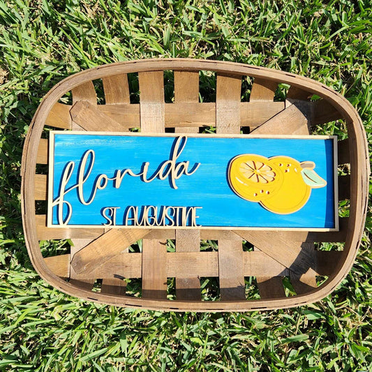 St Augustine Florida: 3D Plank A1922N
