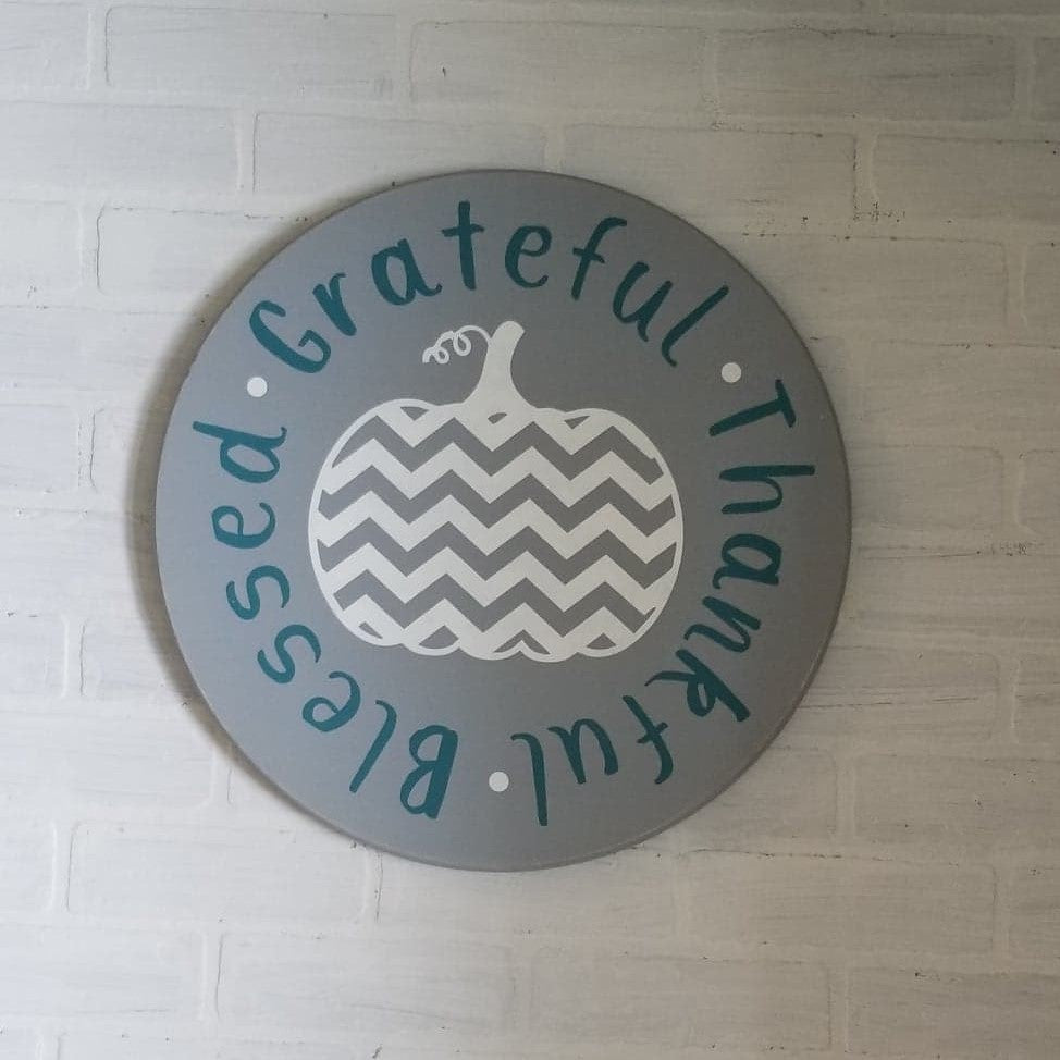 Grateful Thankful Blessed: Round A1326N