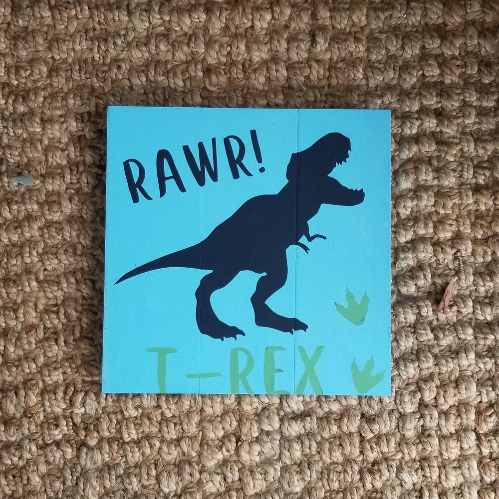 RAWR! T-REX: Square Design A1244N