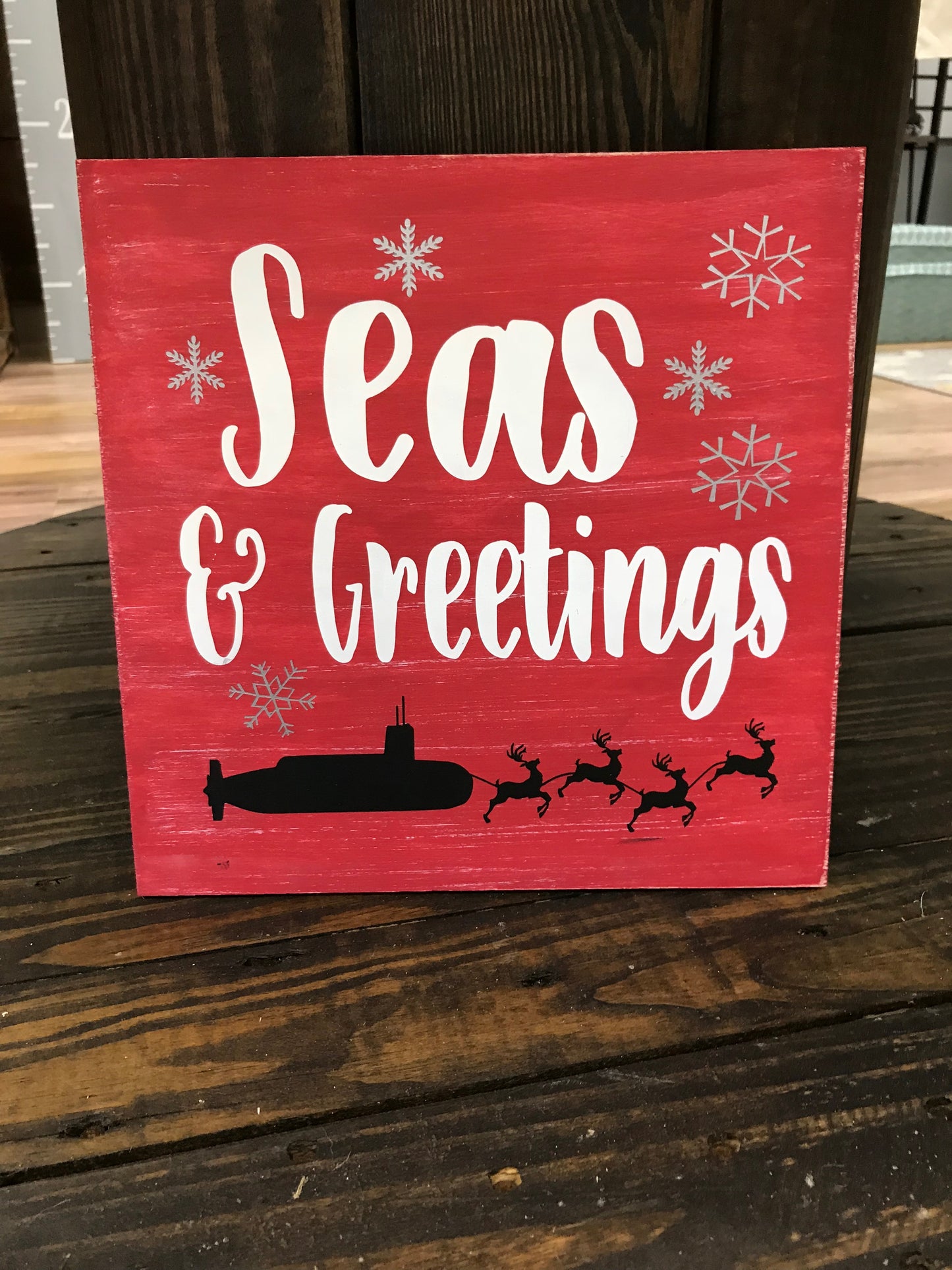 Seas and Greetings: Square Design A1518N