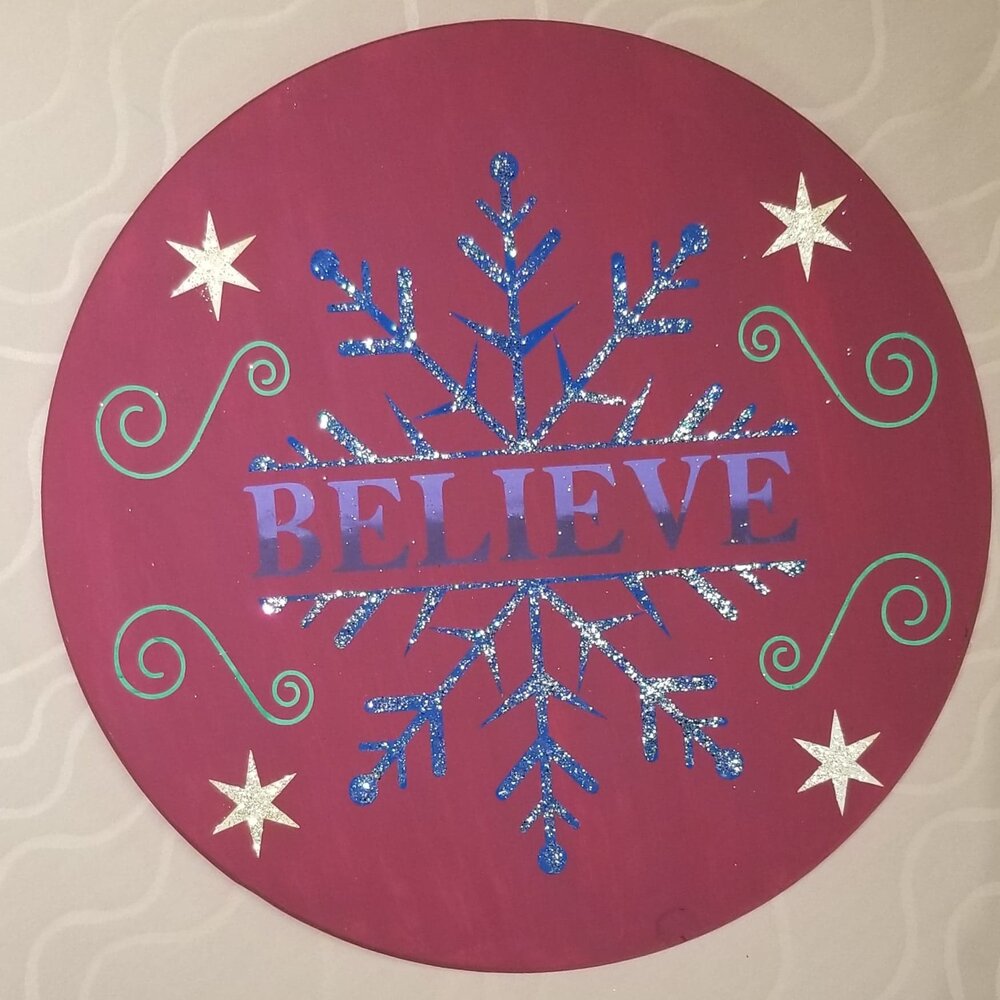 Snowflake Believe: Round A1336N