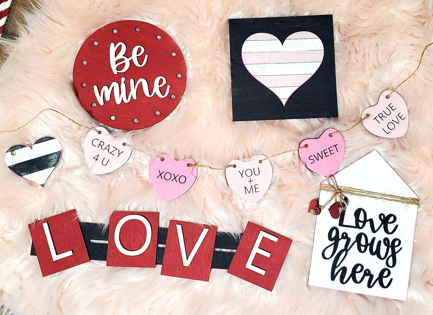 Love grows here: Laser Tiered Tray Collection A1790N