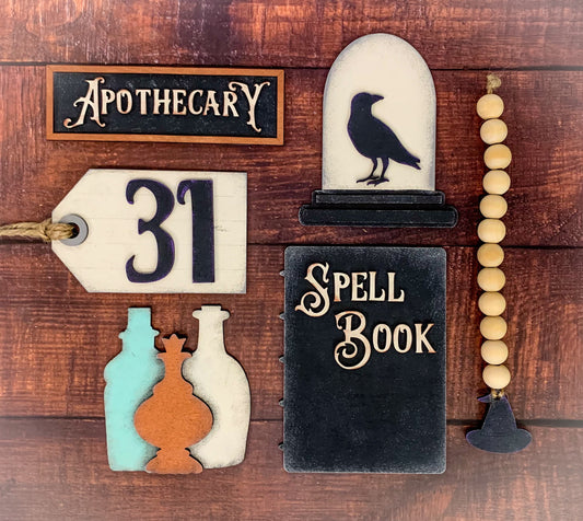 Apothecary: Laser Tiered Tray Collection A1691N