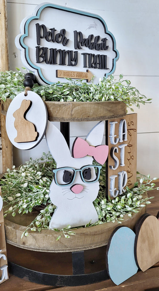 Peter Rabbit Bunny Trail: Laser Tiered Tray Collection A1805N