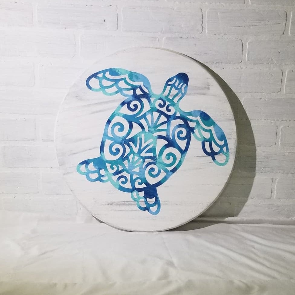 Turtle Mandala: Round A1319N