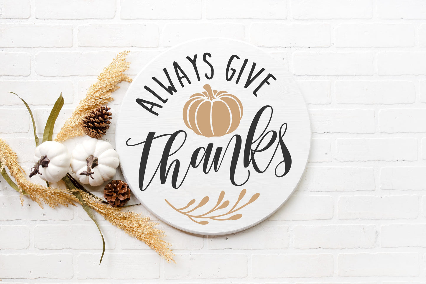 Always give thanks: Round A1699N