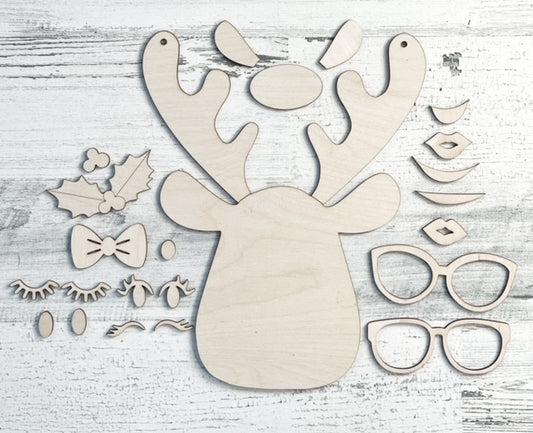 Build a Reindeer: pop out kits A1739N