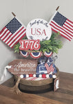 Land of the Free:  Laser Tiered Tray Collection A1858N