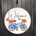 Welcome Bike:  3D round door hanger A1855N