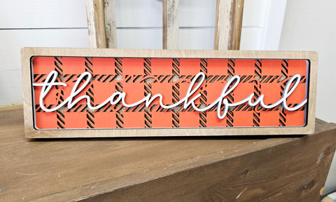 thankful: 3D Plank A2754N