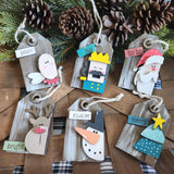 Oversized Chunky gift tags: 3D Ornaments A8445N