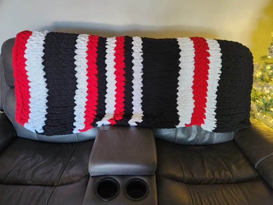 UGA: Hand-Knit Blanket (SAMPLE)