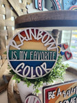 Rainbow love: Laser Tiered Tray Collection A1898N