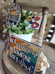 Rainbow love: Laser Tiered Tray Collection A1898N