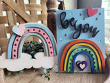 Rainbow love: Laser Tiered Tray Collection A1898N