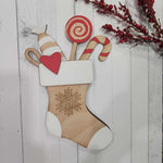 Stocking gift card holder:  3D Ornaments A1945N